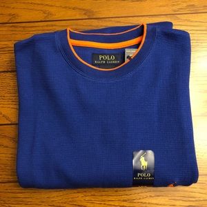 NWT; Retail $50 | 💙🧡 Long Sleeve Polo 💙🧡